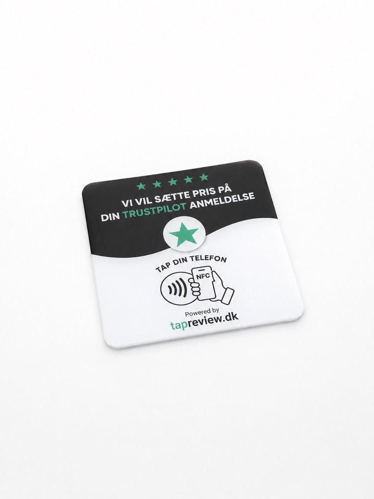 Trustpilot NFC-skilt – Få flere anmeldelser